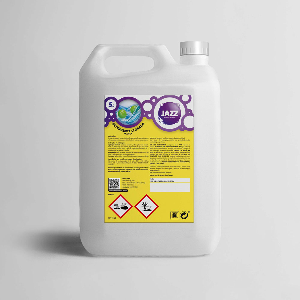 Detergente Clorado Blanca 5L